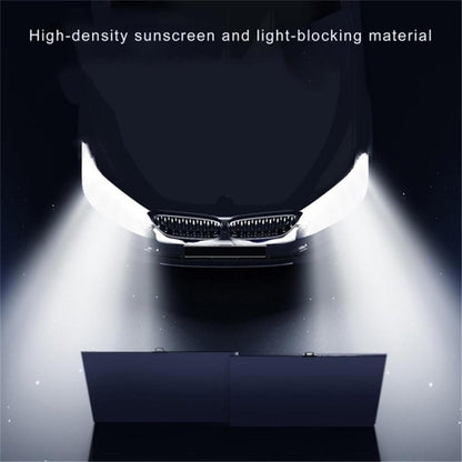 2Pcs Summer Car Windshield Sun Shade Umbrella Sunshade Cover UV Reflective Front Window Sun Visor