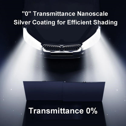 PM-1120 Summer Aluminum Alloy Car Windshield Sun Shade Umbrella Sunshade Cover UV Reflective Front Window Sun Visor