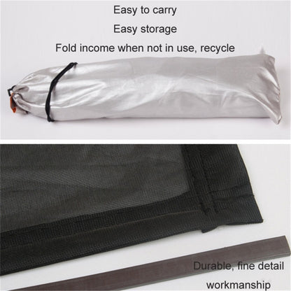 Magnetic Car Sunroof Window Sunshade UV Protection Anti Mosquito Mesh Cover Shading Net, Size L: 100*65cm