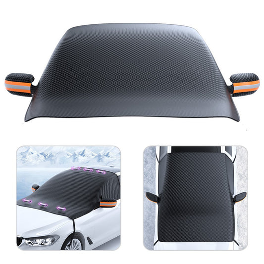 Foldable Car Windshield Sun Shade Magnetic Auto Windshield Cover with Reflective Strips