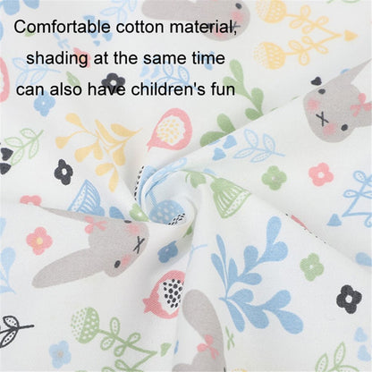 Cute Pattern Printed Car Window Anti-UV Curtain Cotton Cloth Vehicle Side Window Sun Shade Curtain