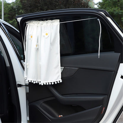 Waffle Fabric Car Window Privacy Protection Curtain Vehicle Side Window Sun Shade Curtain