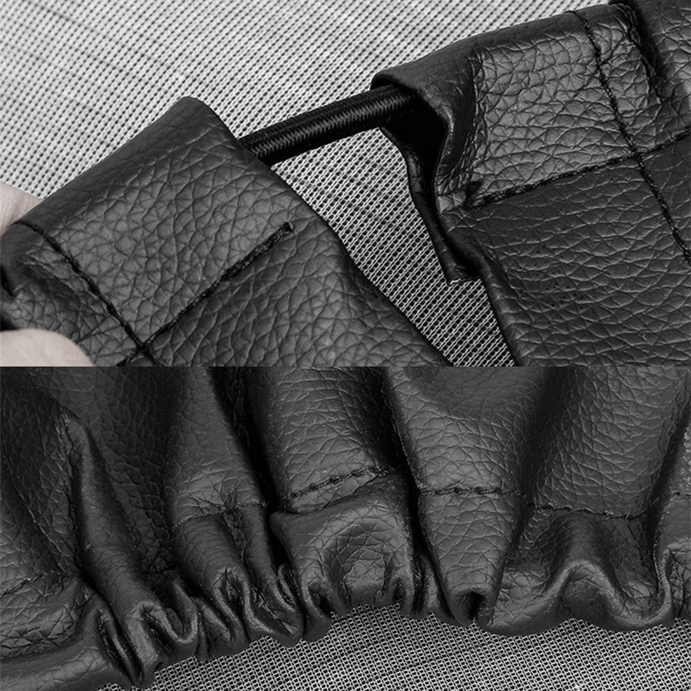 KG0167 14-Inch Litchi Texture Leather Car Tire Cover Wheel Protector for 24-26 Inch Tire