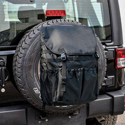 KG0036 Large Capacity Oxford Cloth Car Organizer Bag Off-road Vehicle Tire Hanging Bag Garbage Bag