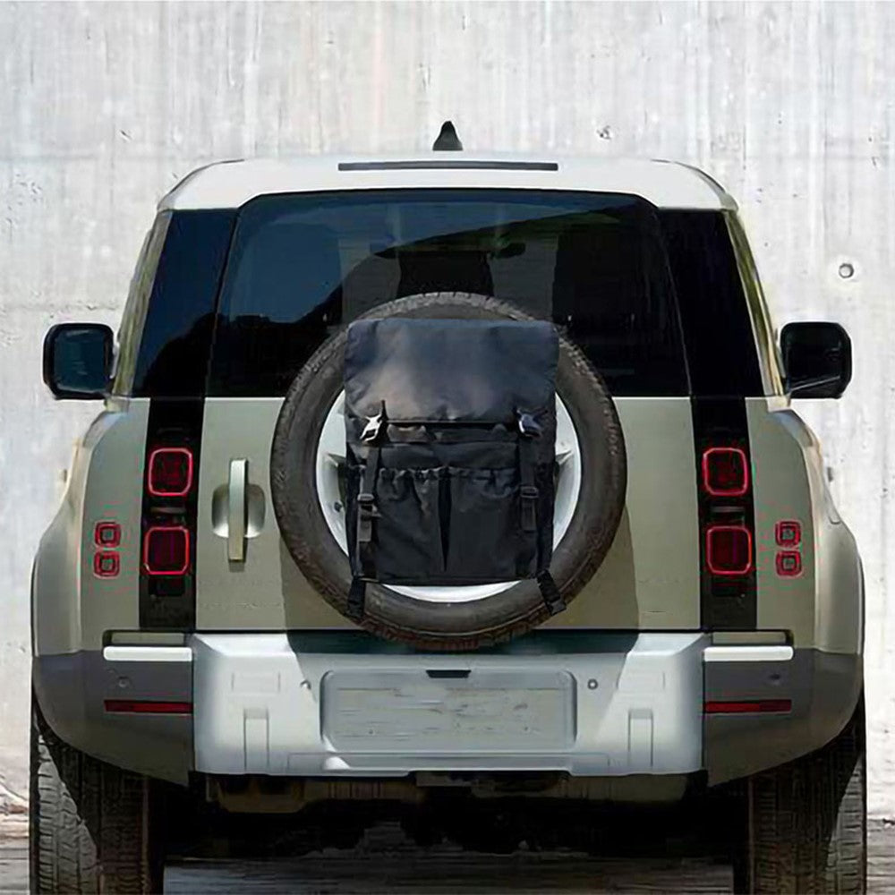KG0036 Large Capacity Oxford Cloth Car Organizer Bag Off-road Vehicle Tire Hanging Bag Garbage Bag