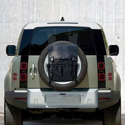 KG0036 Large Capacity Oxford Cloth Car Organizer Bag Off-road Vehicle Tire Hanging Bag Garbage Bag