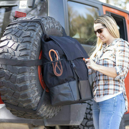 KG0108 Off-Road Spare Tire Storage Bag Large Capacity Trash Bag Organizer for SUV Trunk Car