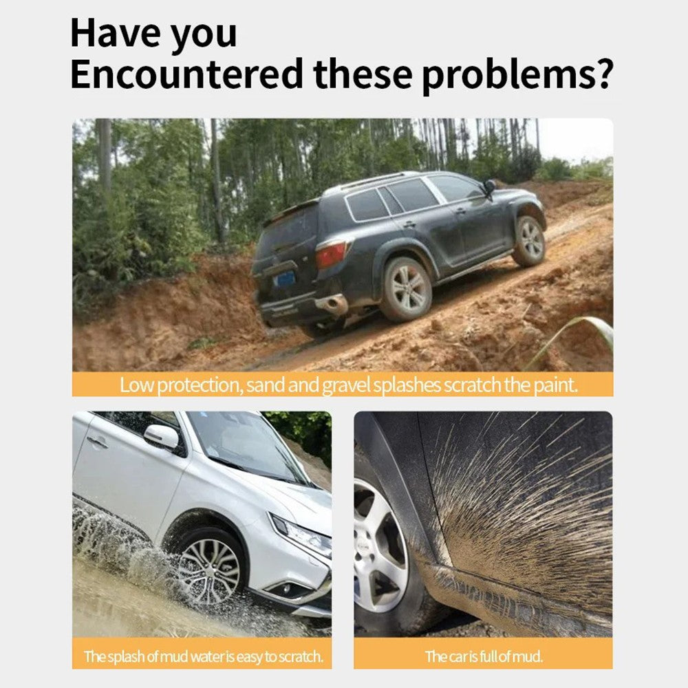 4Pcs / Set Soft PC Mudguard Mud Flaps for BYD Seagull 2023 Front and Rear Car Mudflaps Splash Fender Kit