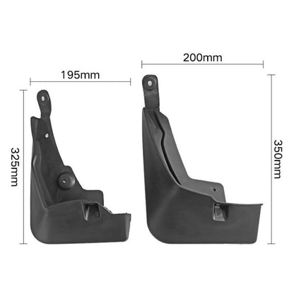 4Pcs Soft PC Mudflaps Mud Fender for Toyota RAV4 2019-2022 Front / Rear Car Mudguard Set Auto Replacement Parts