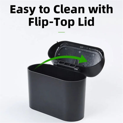 BY-1079 Push Lid Design Car Trash Can Vehicle Door Seat Back Hanging ABS Trash Bin