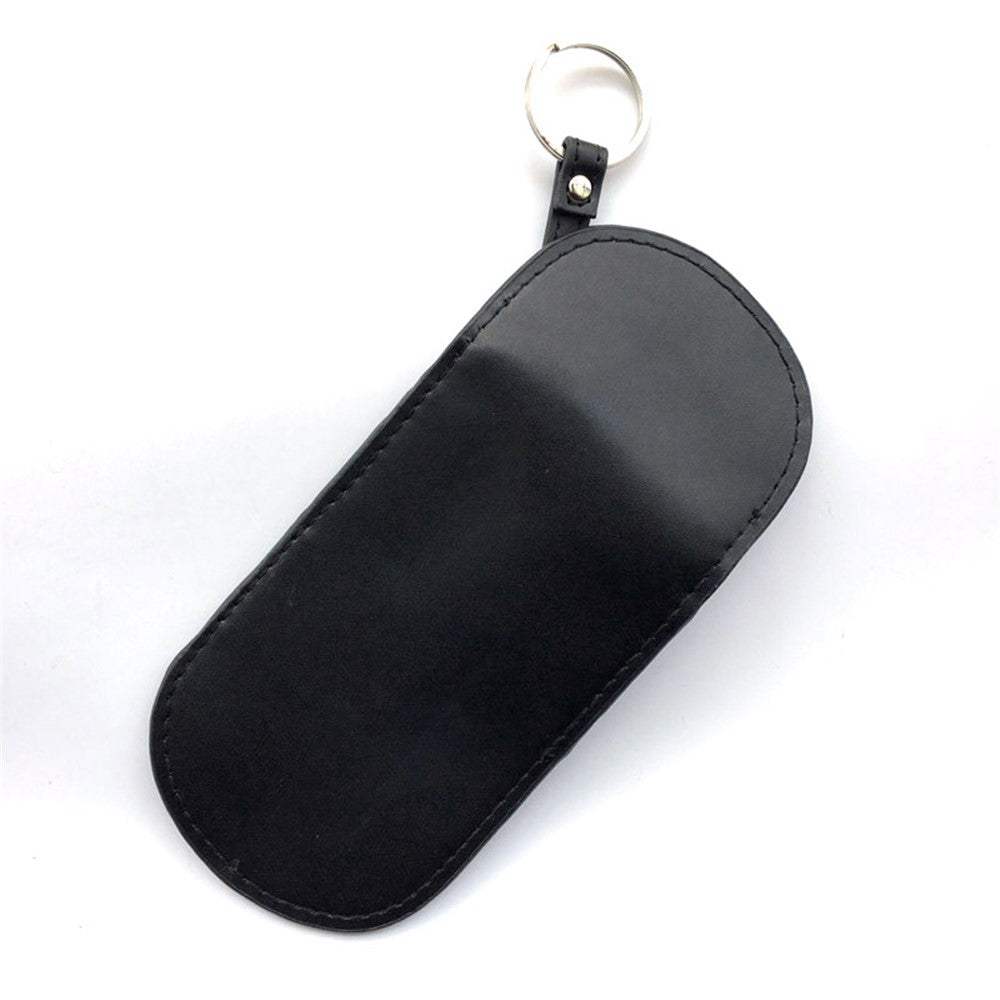 Car Key Signal Blocking Pouch Anti-theft RFID Blocking Genuine Cow Leather Car Keys Case Holder