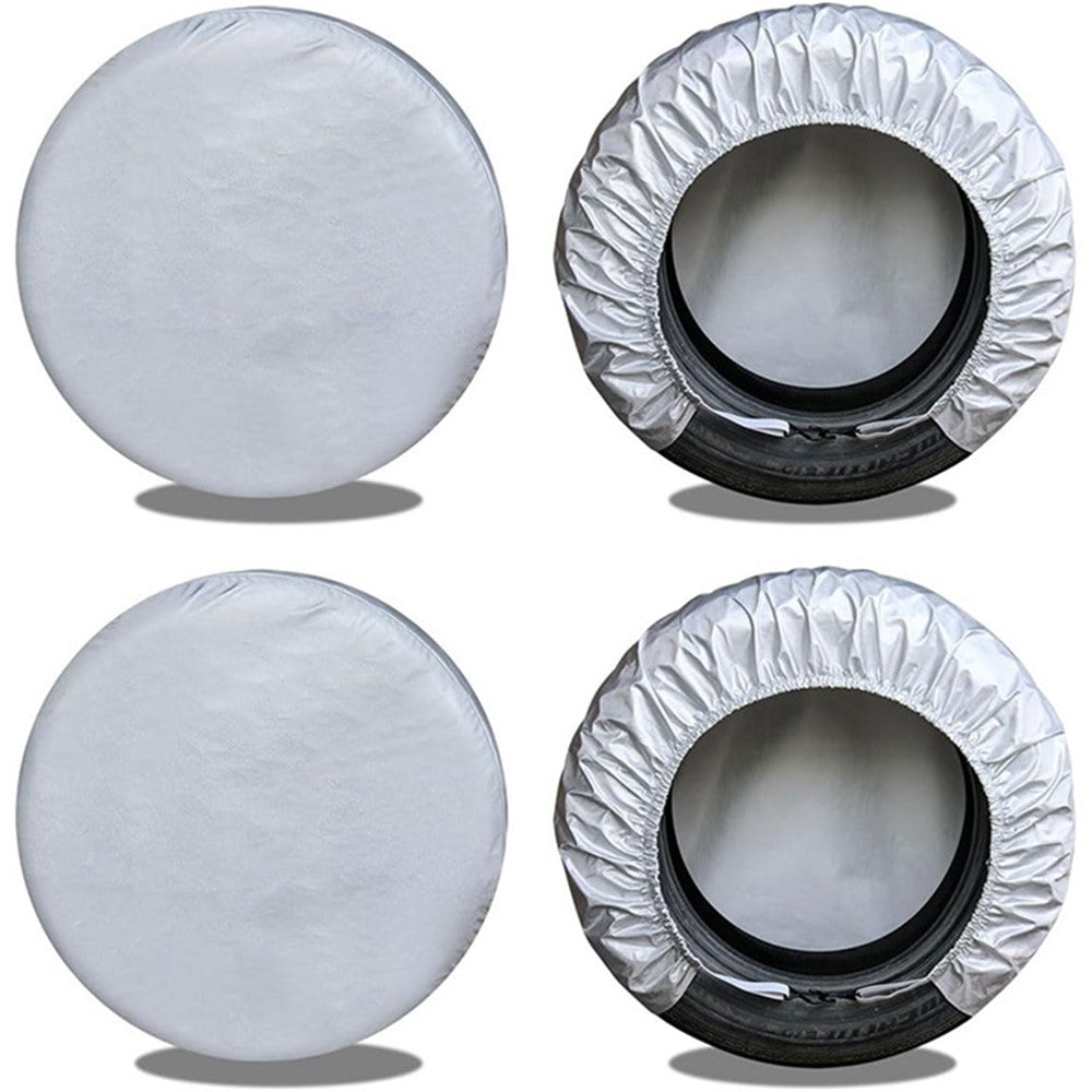 4PCS 101-106CMx40CM Wheel Car SUV Tire Cover Oxford Cloth Sleeve Bag for 40-42 inch Tire