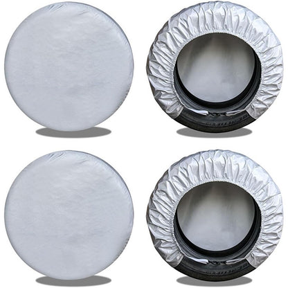 4PCS 76-81CMx34CM Wheel Oxford Cloth Sleeve Bag Car SUV Tire Cover for 30-32 inch Tire