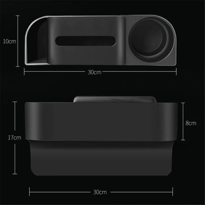 Car Seat Gap Storage Box Seat Side Gap Filler Cup Holder Organizer PVC Storage Case