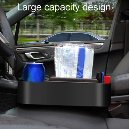 Car Seat Gap Storage Box Seat Side Gap Filler Cup Holder Organizer PVC Storage Case