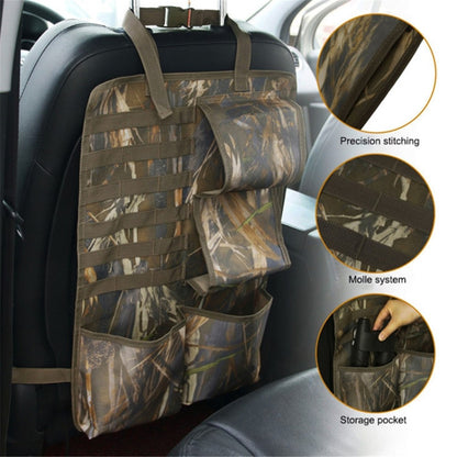 2Pcs / Set 600D Oxford Cloth Camouflage Car Seat Back Hanging Storage Bag