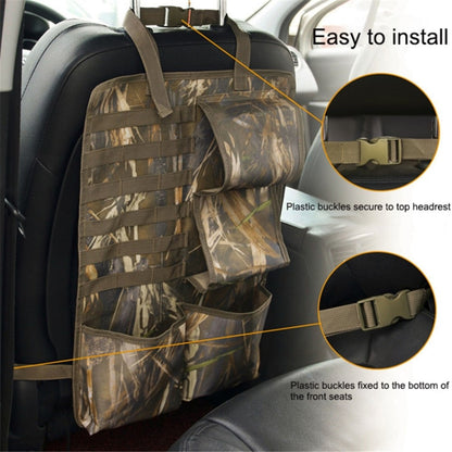 2Pcs / Set 600D Oxford Cloth Camouflage Car Seat Back Hanging Storage Bag