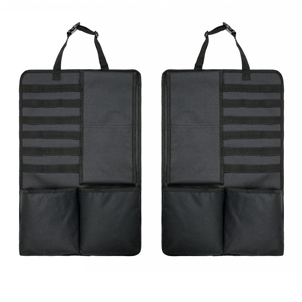 2Pcs / Set 600D Oxford Cloth Camouflage Car Seat Back Hanging Storage Bag