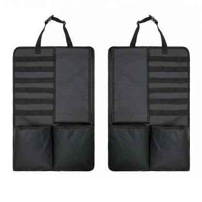 2Pcs / Set 600D Oxford Cloth Camouflage Car Seat Back Hanging Storage Bag