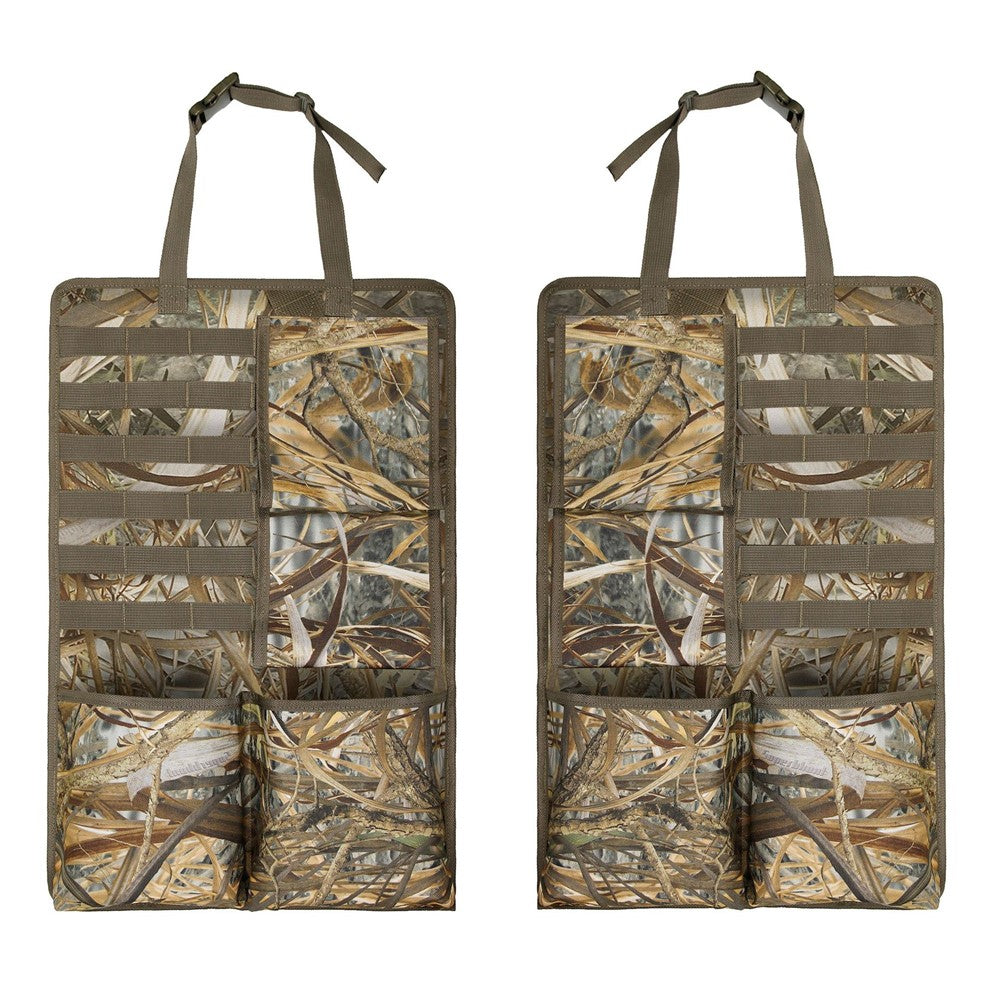 2Pcs / Set 600D Oxford Cloth Camouflage Car Seat Back Hanging Storage Bag