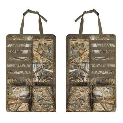 2Pcs / Set 600D Oxford Cloth Camouflage Car Seat Back Hanging Storage Bag