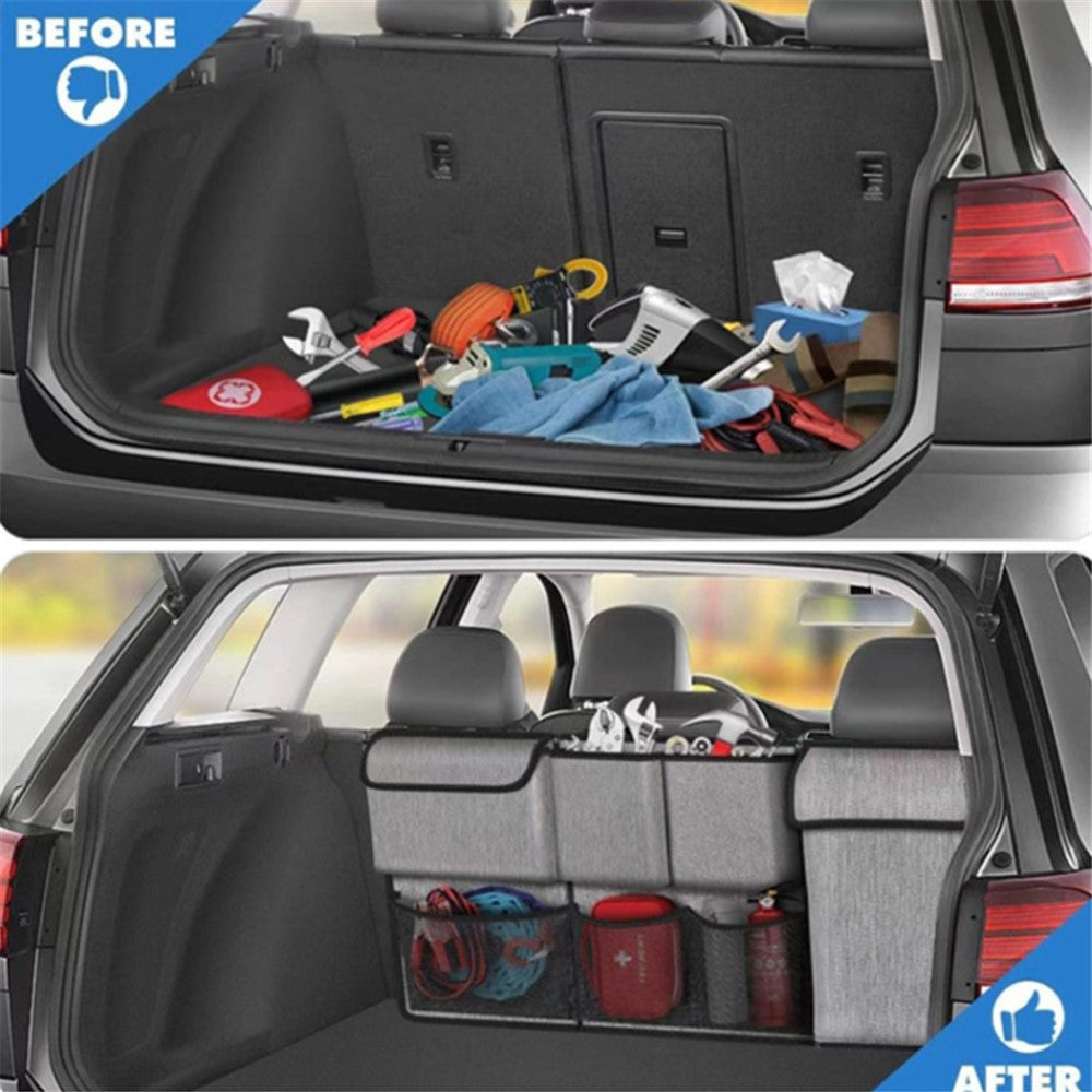 Car Hanging Rear Seat Trunk Storage Bag - Oxford Cloth Hanging Organizer