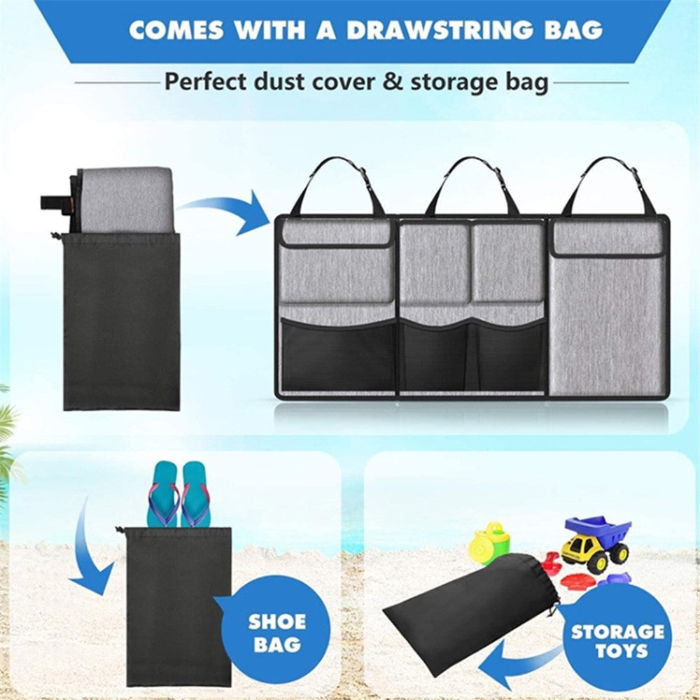 Car Hanging Rear Seat Trunk Storage Bag - Oxford Cloth Hanging Organizer