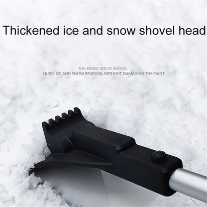 Telescopic Car Snow Shovel Defrost Deicing Brush Cleaning Tool (Standard Version)