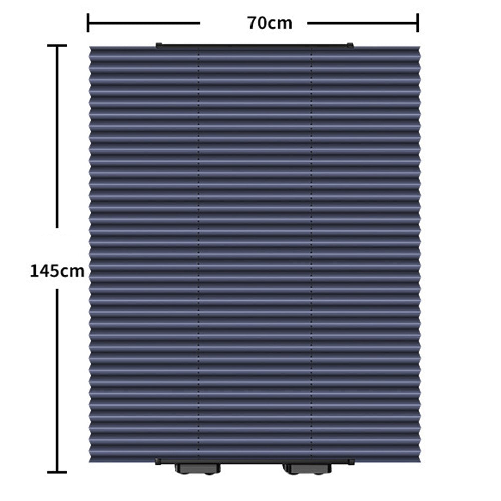70x145cm Car Sunshade Interior Windscreen Sunshade Curtain Shade with 6 Suction Cups