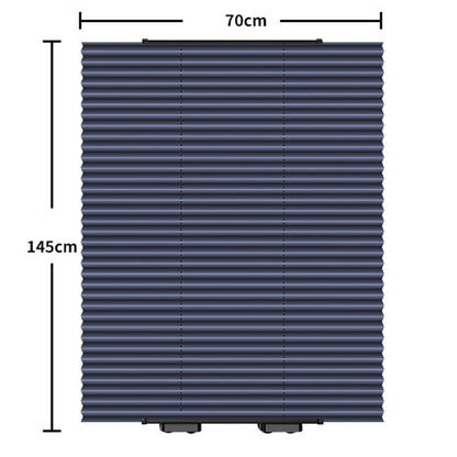 70x145cm Car Sunshade Interior Windscreen Sunshade Curtain Shade with 6 Suction Cups