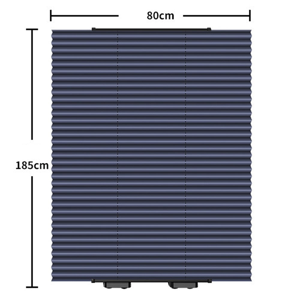 Car Sun Window Shade 80x185cm Car Privacy Shield with 6 Suction Cups