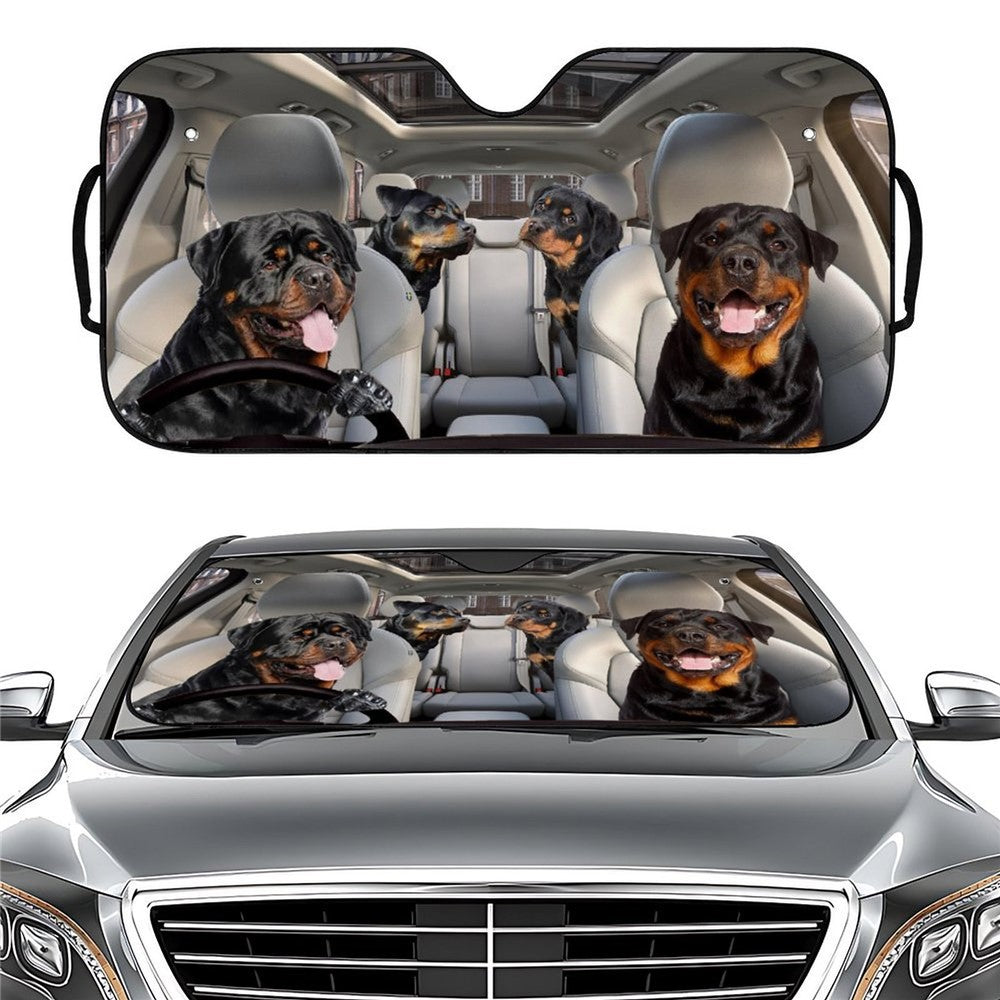 70x138cm Car Windshield Sunshade Patterns Print UV Protection Front Window Sun Shade