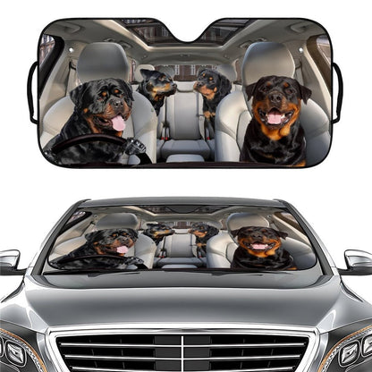 70x138cm Car Windshield Sunshade Patterns Print UV Protection Front Window Sun Shade