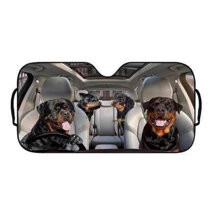 70x138cm Car Windshield Sunshade Patterns Print UV Protection Front Window Sun Shade