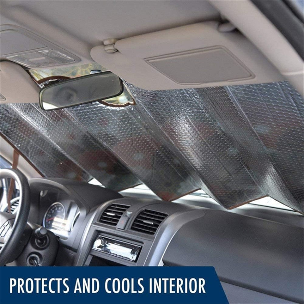70x138cm Car Windshield Sunshade Patterns Print UV Protection Front Window Sun Shade
