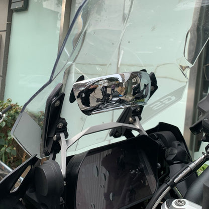 Motorcycle Rear View Mirror 180 Degree Blind Spot Mirror Wide Angle Rearview Mirror for Bike Scooter