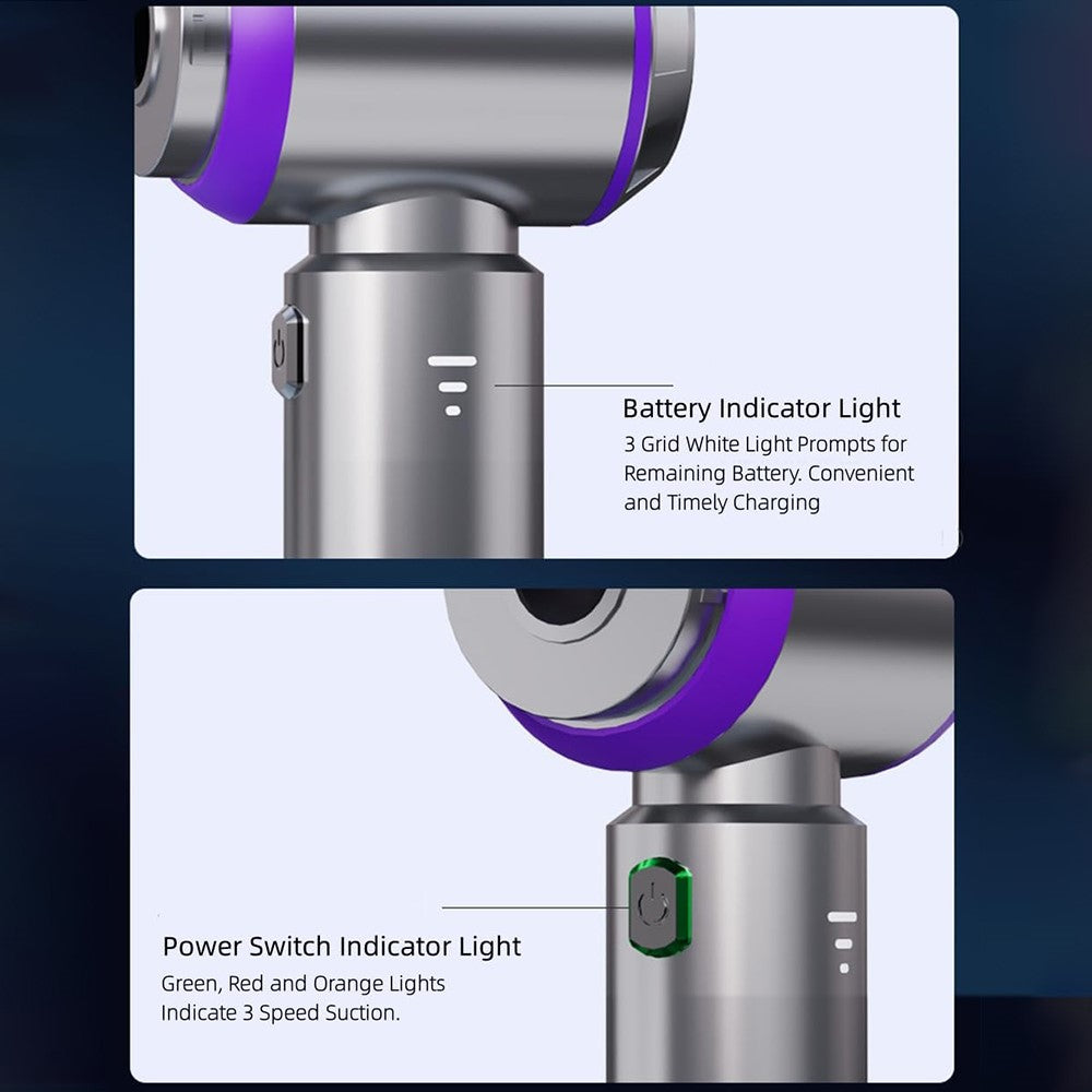 ST-6653 Rechargeable Brushless Motor Car Vacuum Cleaner High Power Handheld Car Home Cleaning Tool