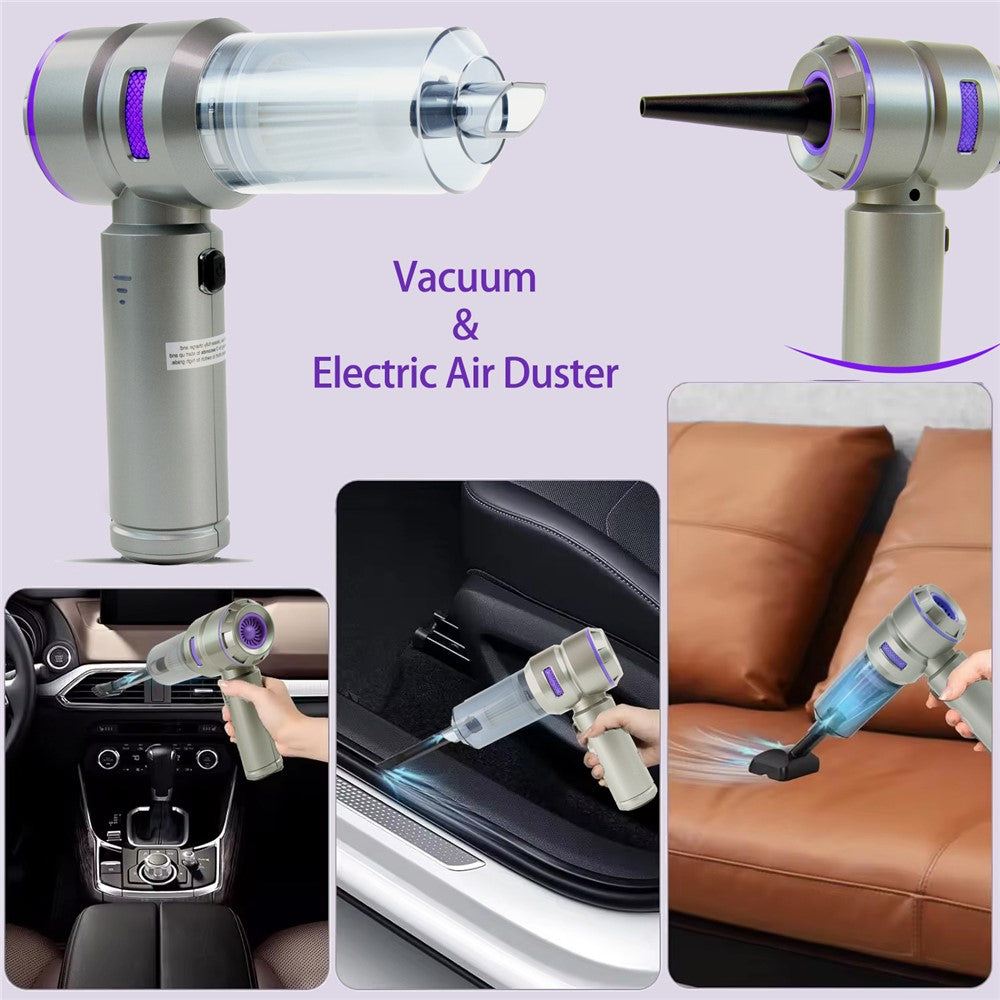ST-6659 Brushless Motor Rechargeable Car Vacuum Cleaner Multifunction Handheld Car Home Cleaning Tool
