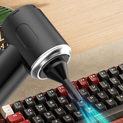 Rechargeable Car Vacuum Cleaner High Power Handheld Car Home Cleaning Tool, 800mAh Battery