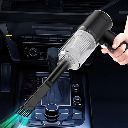 Rechargeable Car Vacuum Cleaner High Power Handheld Car Home Cleaning Tool, 800mAh Battery