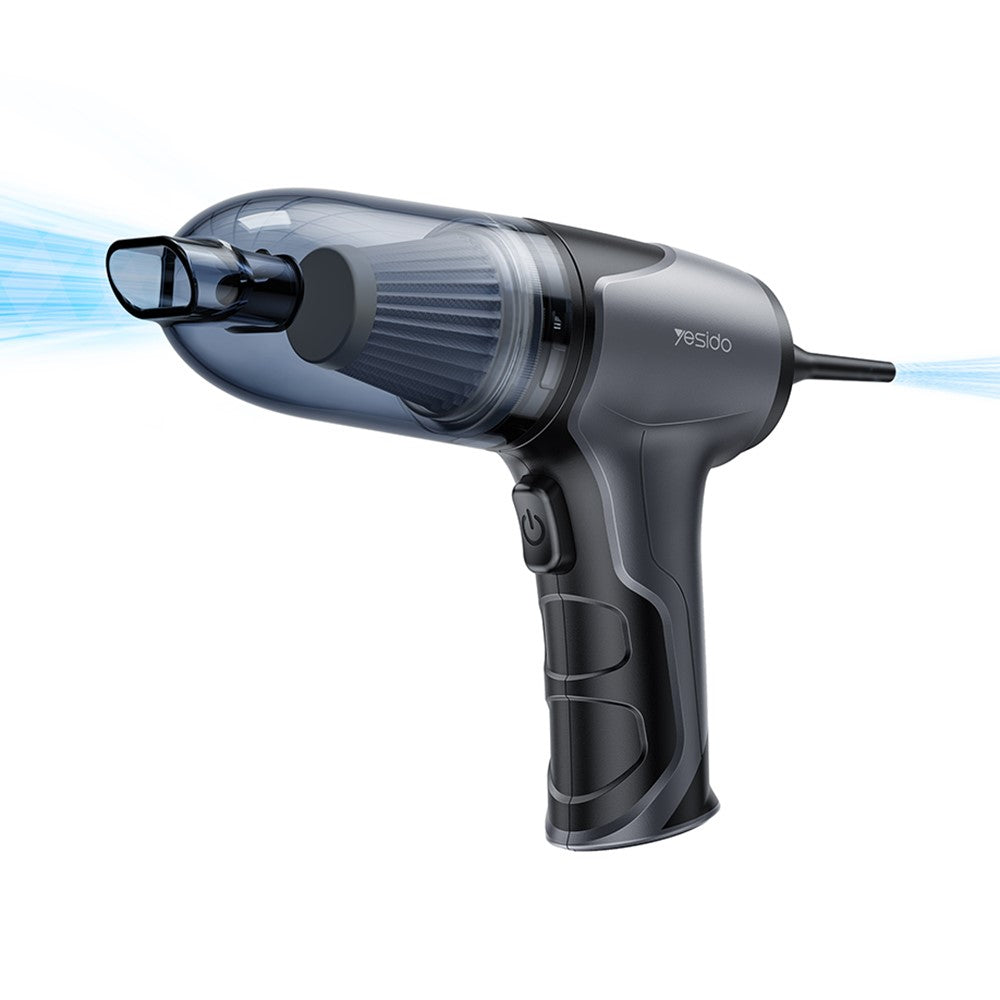 YESIDO VC08 Rechargeable Vacuum Cleaner High Power Handheld Car Home Cleaning Tool