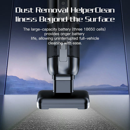 D28 Multifunctional 3 in 1 Car Vacuum Cleaner Inflator Camping Light Brushless Motor Digital Display High Suction Power