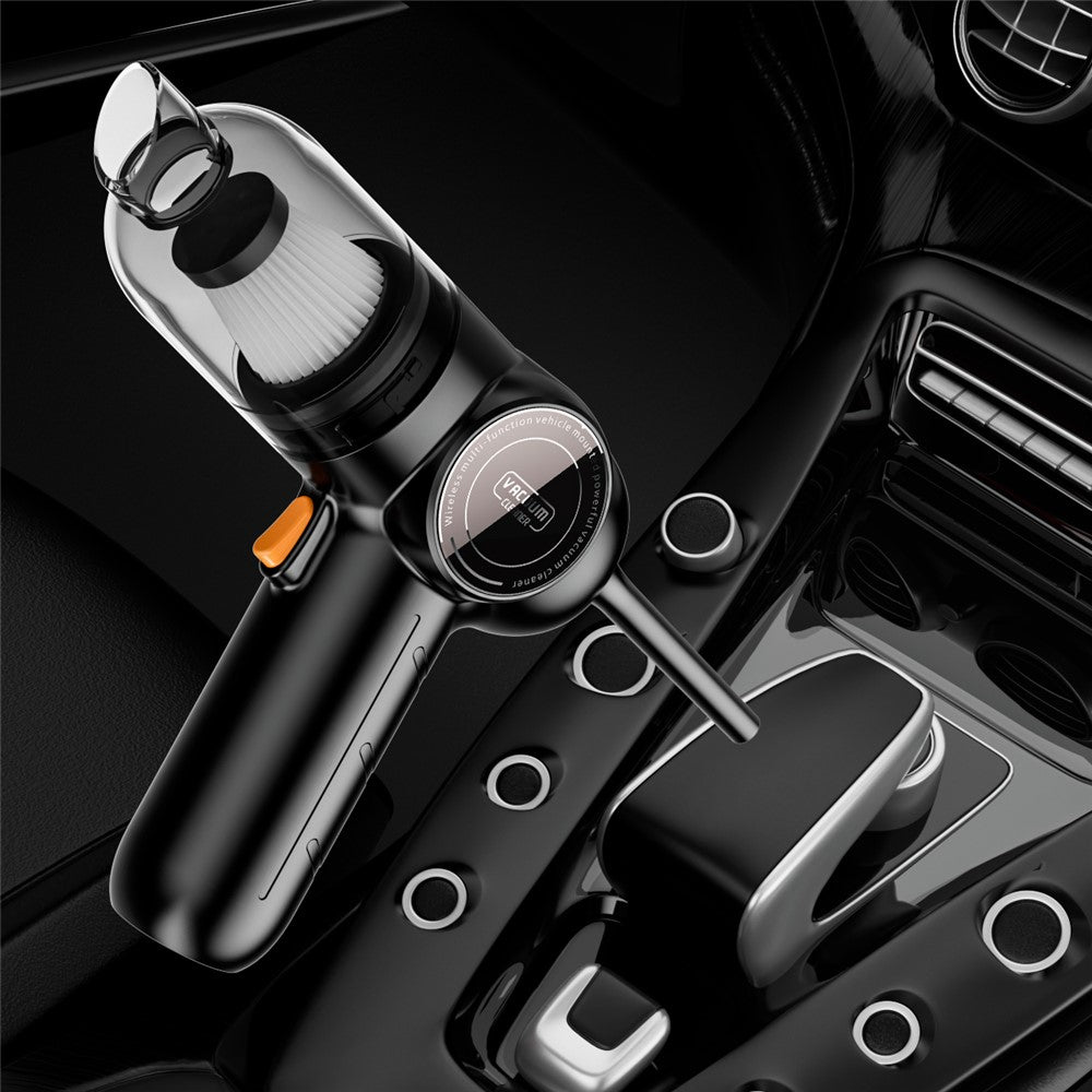 Q18 Cordless Vacuum Cleaner Blow Suction Dual Use APS+PC Car Home Handheld Vacuum Cleaner