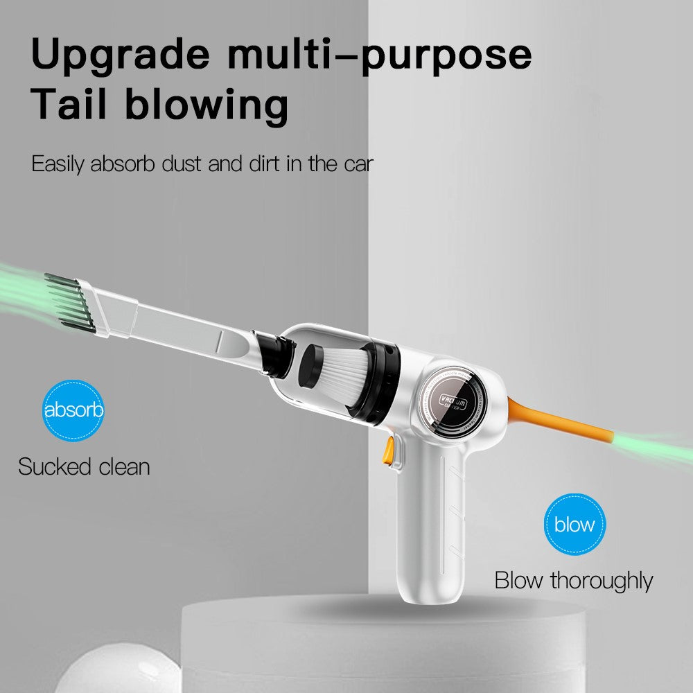 Q18 Cordless Vacuum Cleaner Blow Suction Dual Use APS+PC Car Home Handheld Vacuum Cleaner