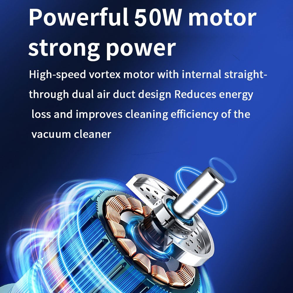 F16PLUS Car Vacuum Cleaner 10-in-1 Multipurpose Mini Air Blower Vacuum Pump 5500Pa Dust Buster for Car, Pet Hair, Desk