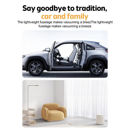 SUITU ST-6671ProG Two Gears Brushless Motor Cordless Handheld Vacuum Cleaner for Car Home Cleaning