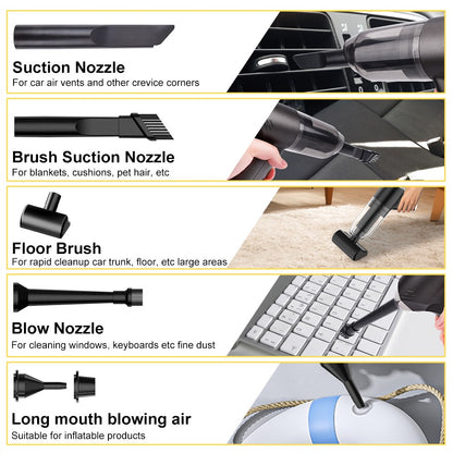 SUITU ST-6617CG Brush Motor Handheld Vacuum Cleaner Two Gears Car Home Cleaning Supplies