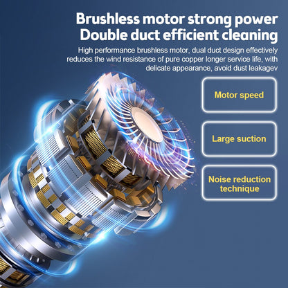 SUITU ST-6617CG Brush Motor Handheld Vacuum Cleaner Two Gears Car Home Cleaning Supplies