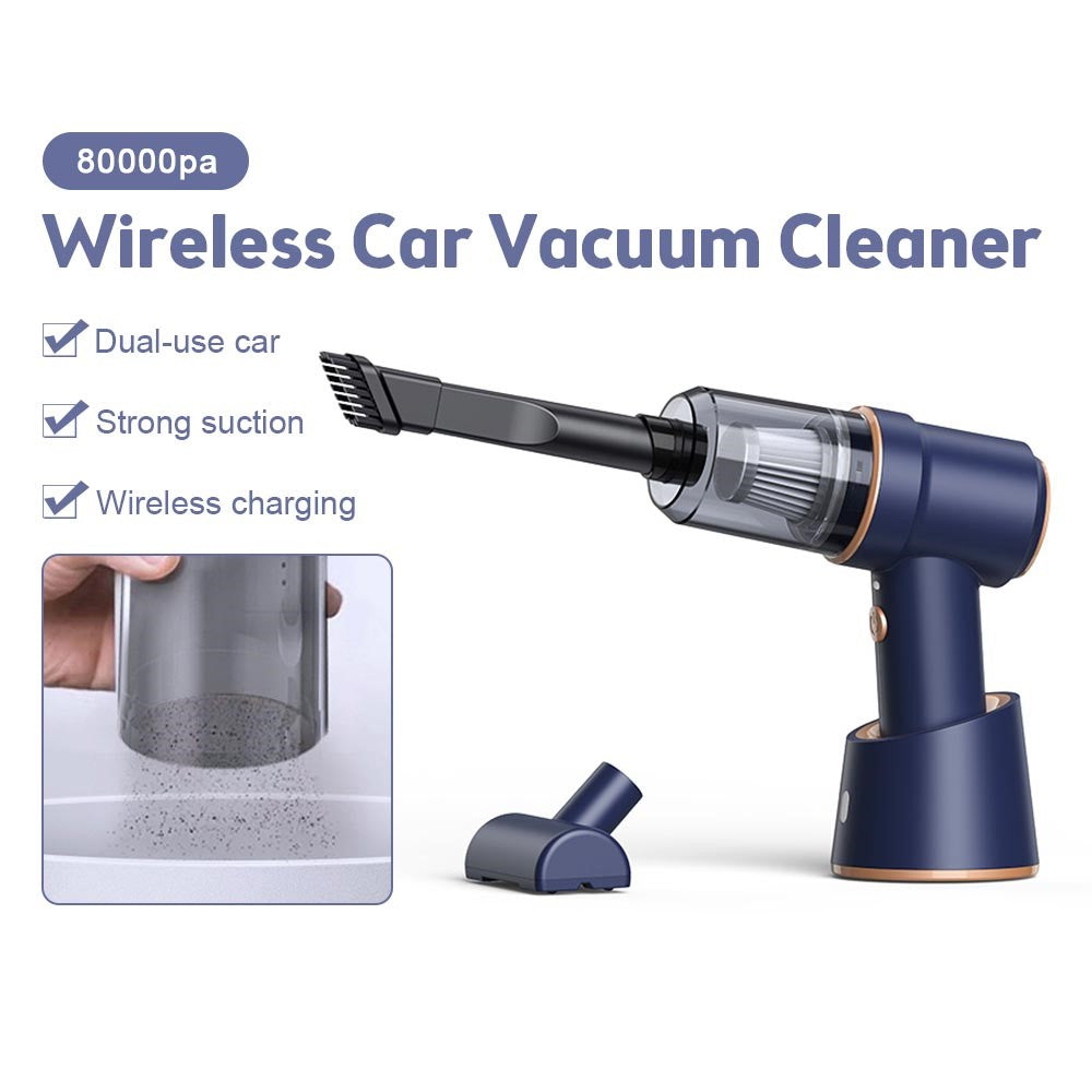 SUITU ST-6638 Low Noise 4000Pa Dual Purpose Wireless Handheld Vacuum Cleaner, Upgraded Version