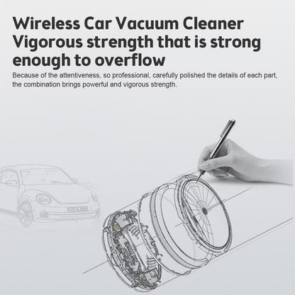 SUITU ST-6638 4000Pa High Power Wireless Handheld Vacuum Cleaner with LED Light, Basic Version